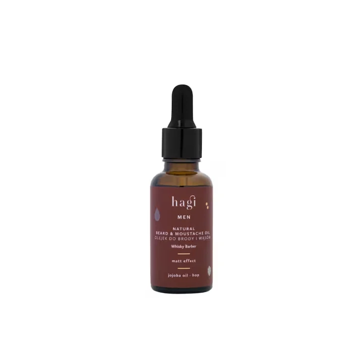 Ulei pentru barba si mustata Whisky Barber, 30ml, Hagi