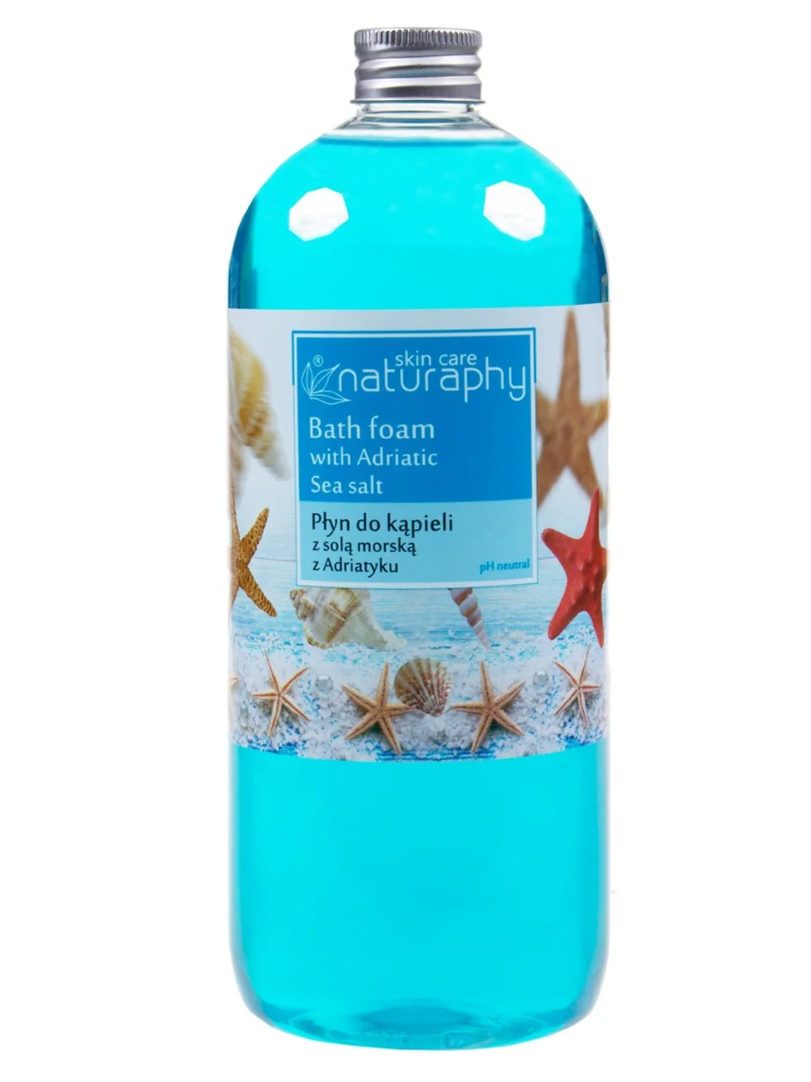 Spuma de baie cu sare de mare, 1000ml, Naturaphy