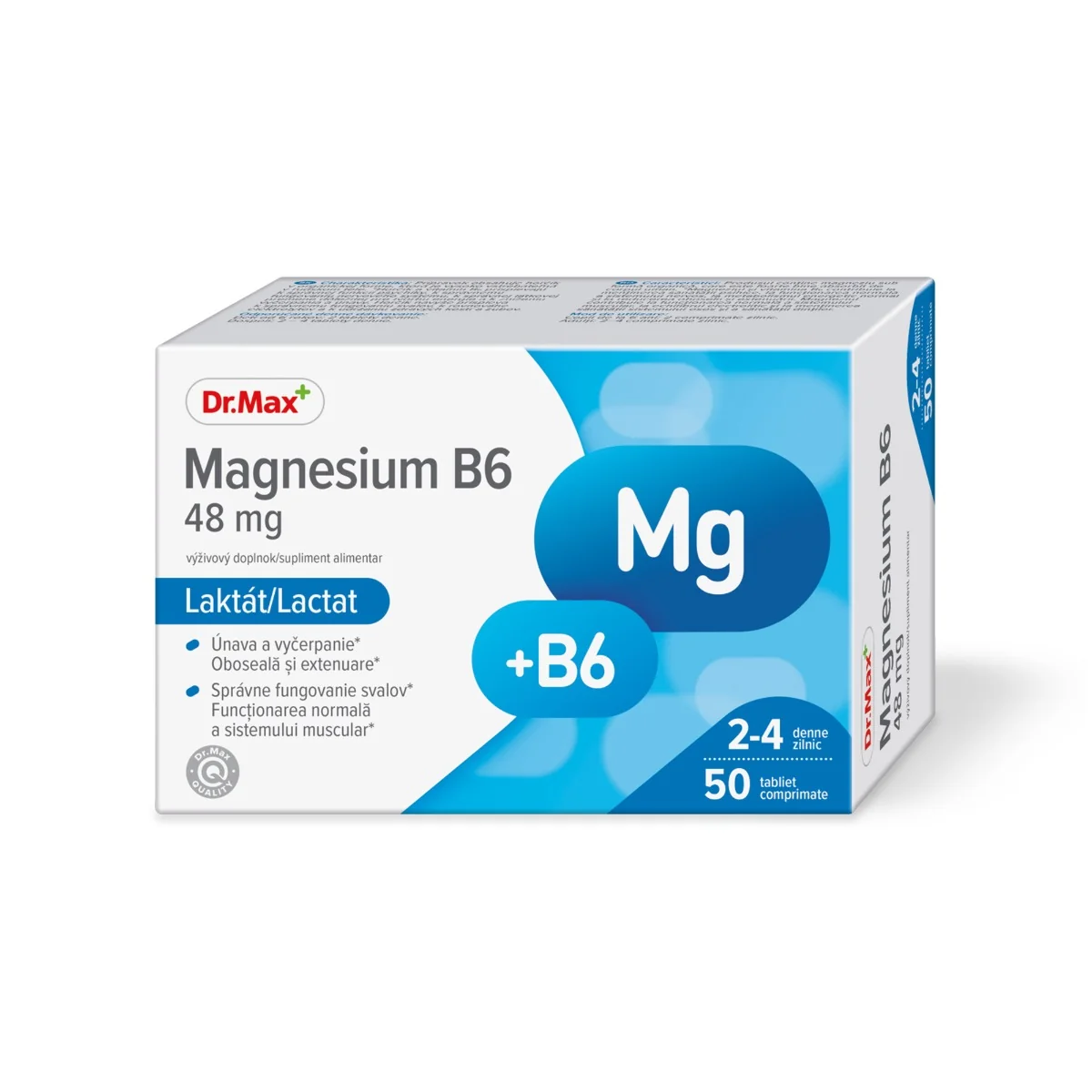 Dr. Max Magnesium B6​, 50 comprimate