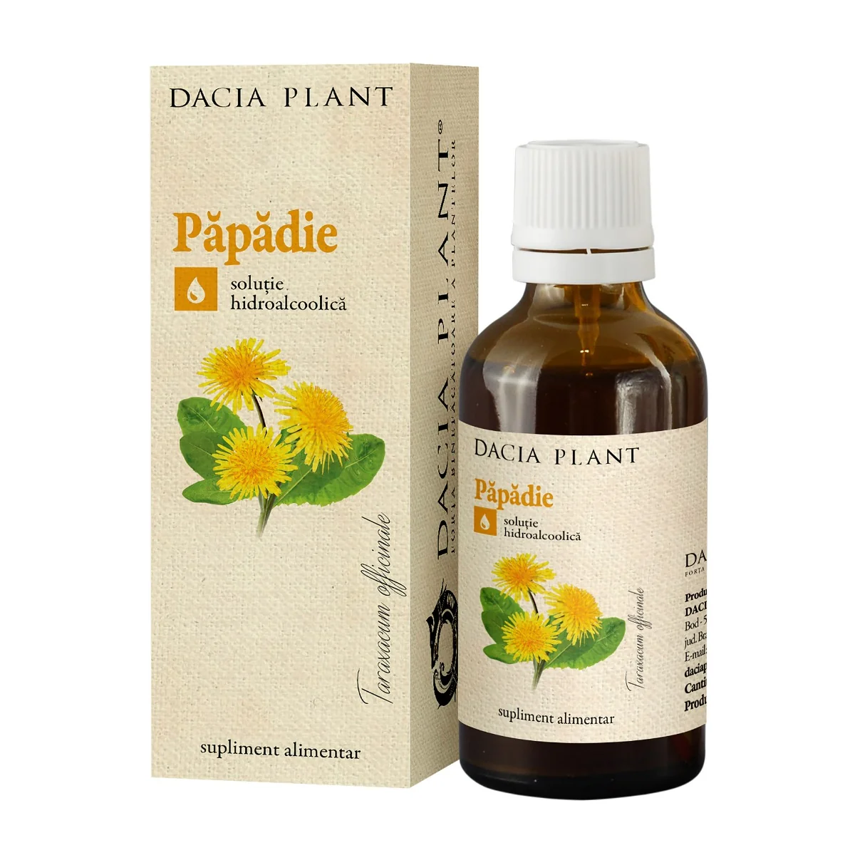 Tinctura De Papadie, 50ml, Dacia Plant