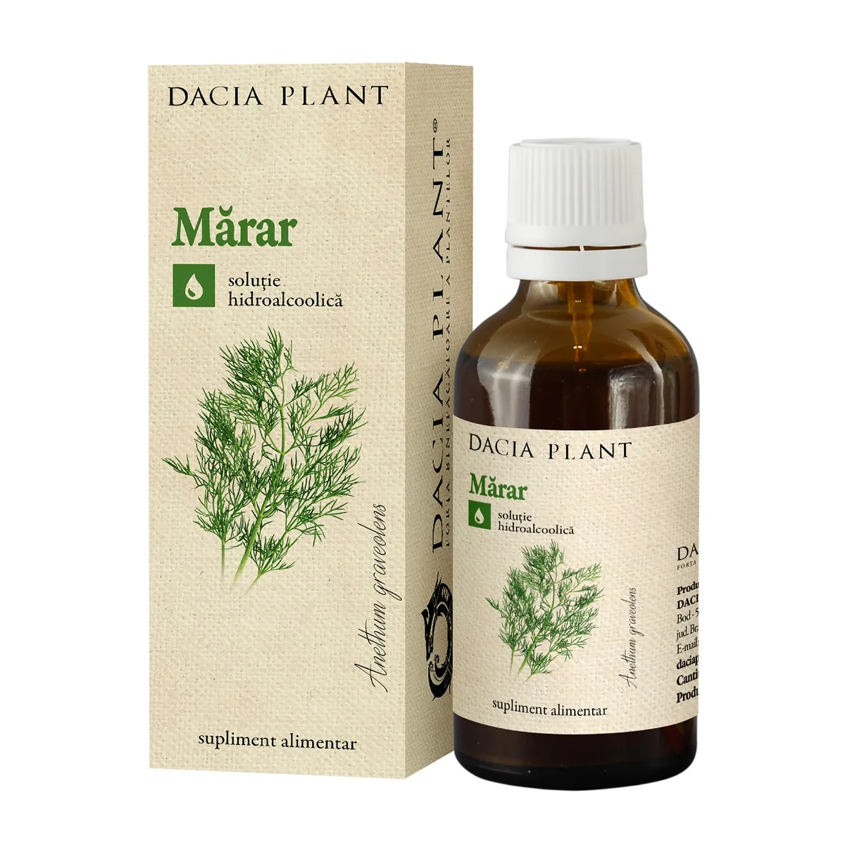 Tinctura De Marar, 50ml, Dacia Plant
