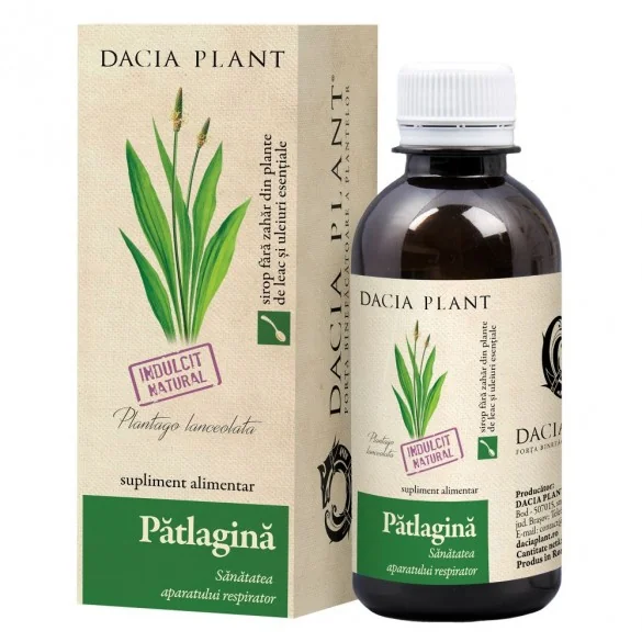 Sirop De Patlagina, 200ml, Dacia Plant