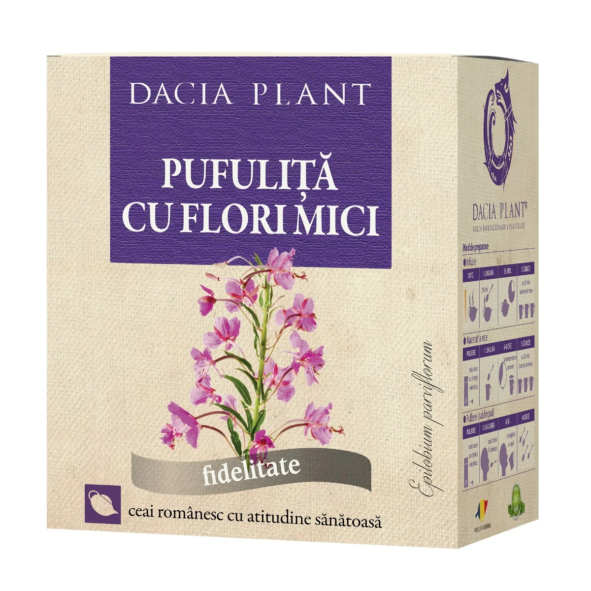 Ceai De Pufulita Cu Flori Mici, 50g, Dacia Plant