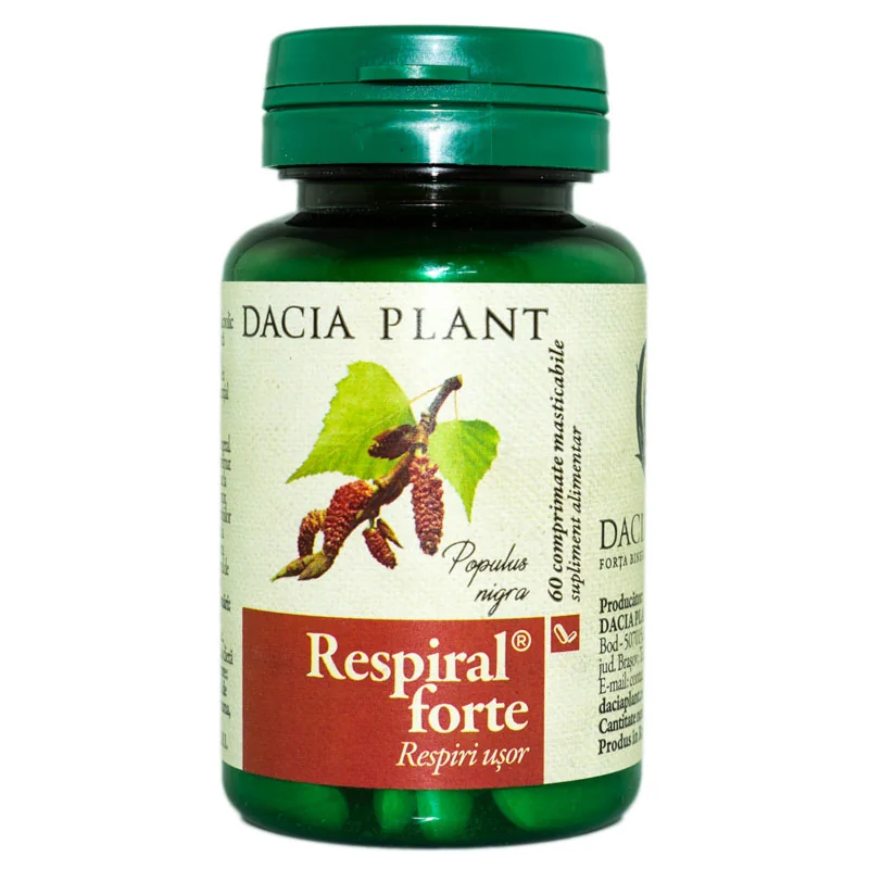 Respiral Forte, 60 Comprimate, Dacia Plant