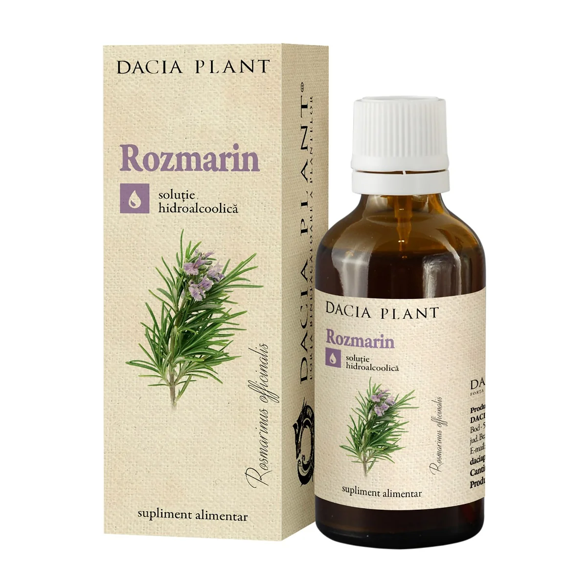 Tinctura De Rozmarin, 50ML, Dacia Plant