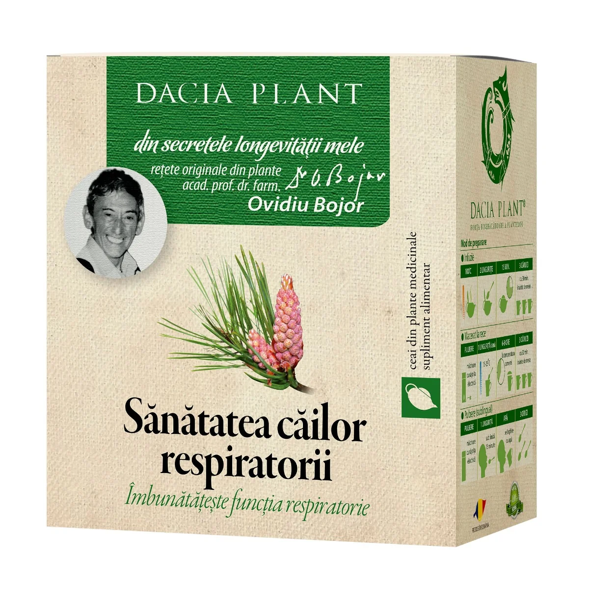 Ceai Sanatatea Cailor Respiratorii, 50g, Dacia Plant