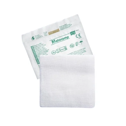 Comprese sterile tifon blister 8 straturi 17 fire 10x10cm, 3 bucati, Matopat