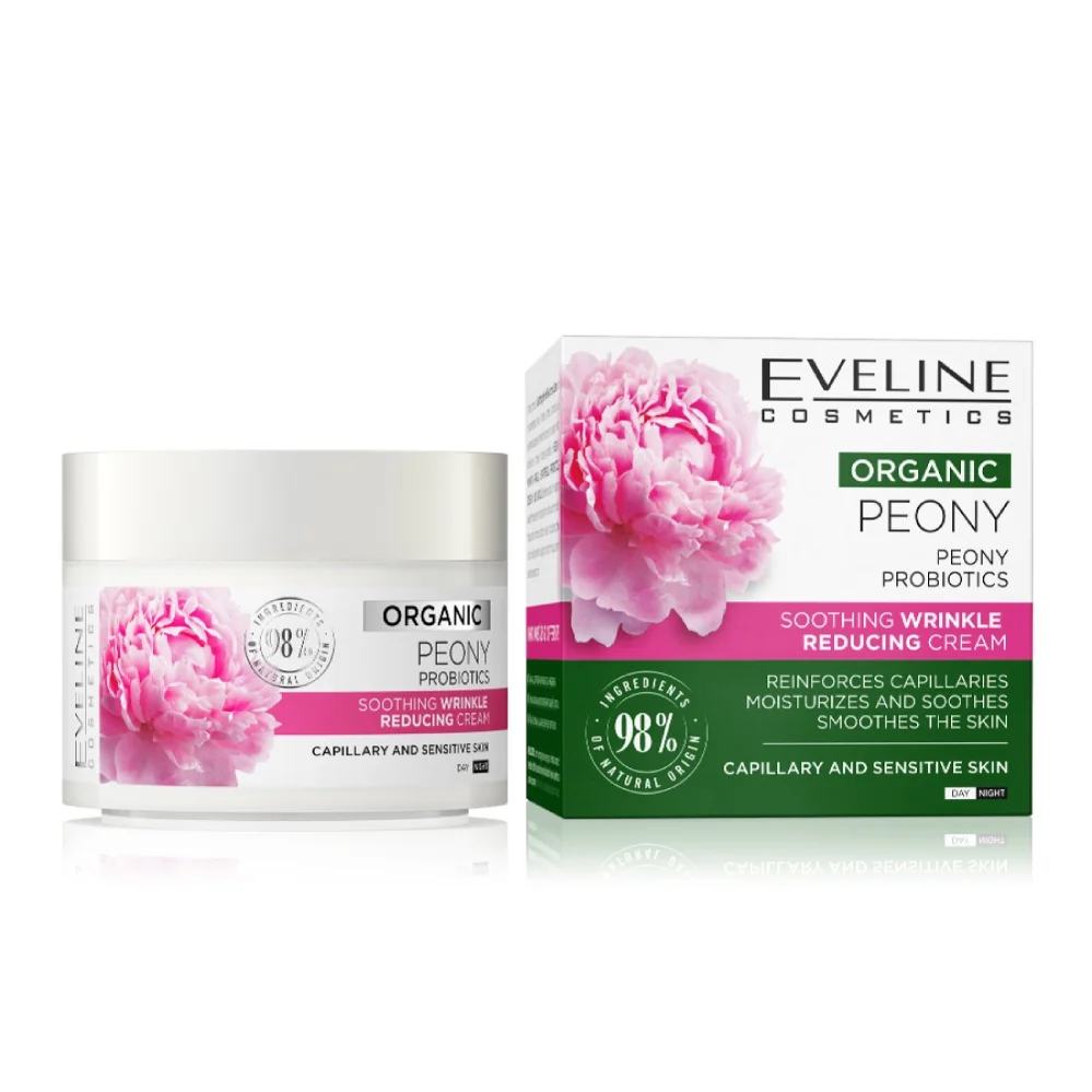 Crema de fata anti-rid cu extract de bujori, 50ml, Eveline Cosmetics