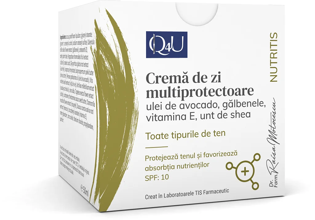 Crema De Zi Multiprotectoare Q4U, 50ml, Tis Farmaceutic