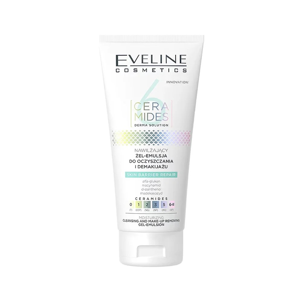 Emulsie-gel demachianta cu 6 ceramide, 150ml, Eveline Cosmetics