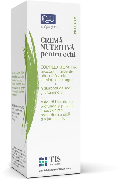 Crema Nutritiva Pentru Ochi NutriTIS, 20ml, Tis Farmaceutic