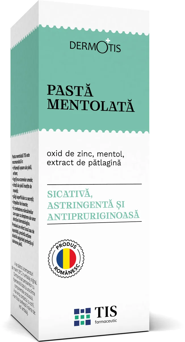 Pasta Mentolata DermoTIS, 50ml, Tis Farmaceutic