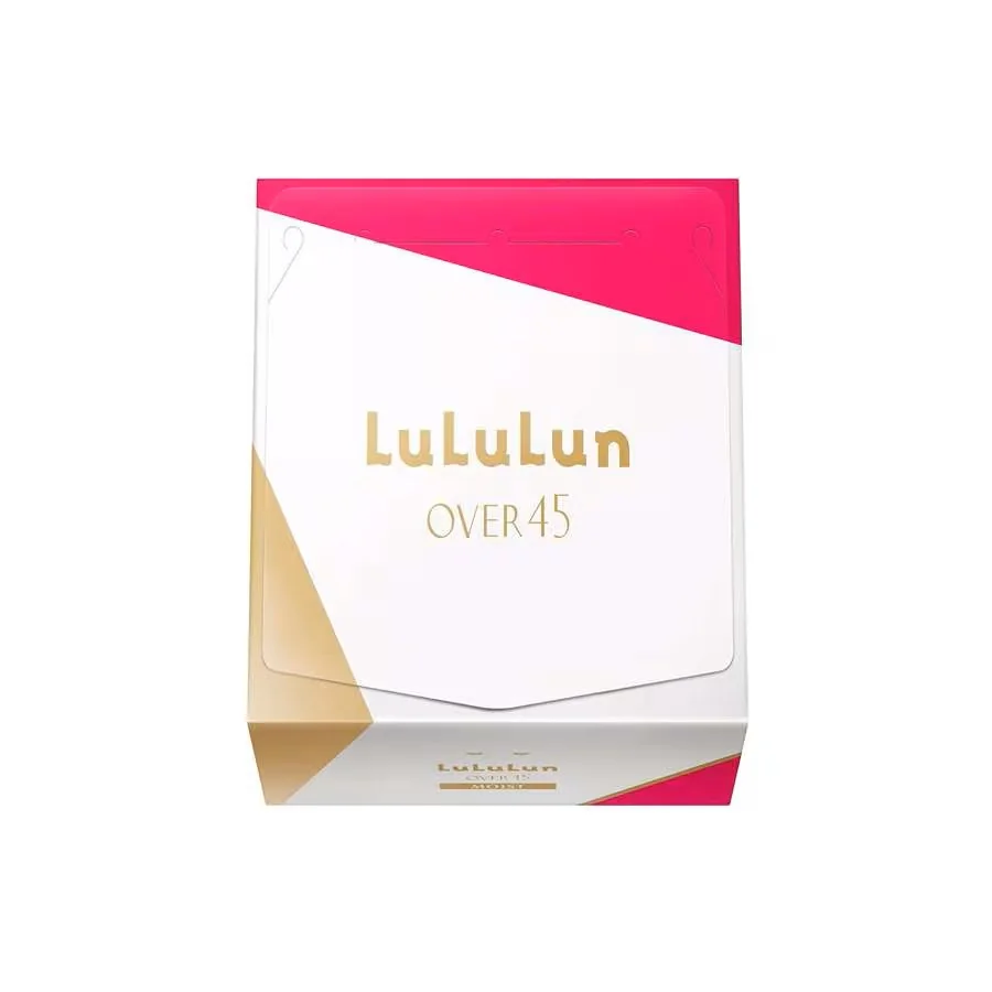 Pachet Masca de fata hidratanta Over 45 Moist, 32 bucati, LuLuLun