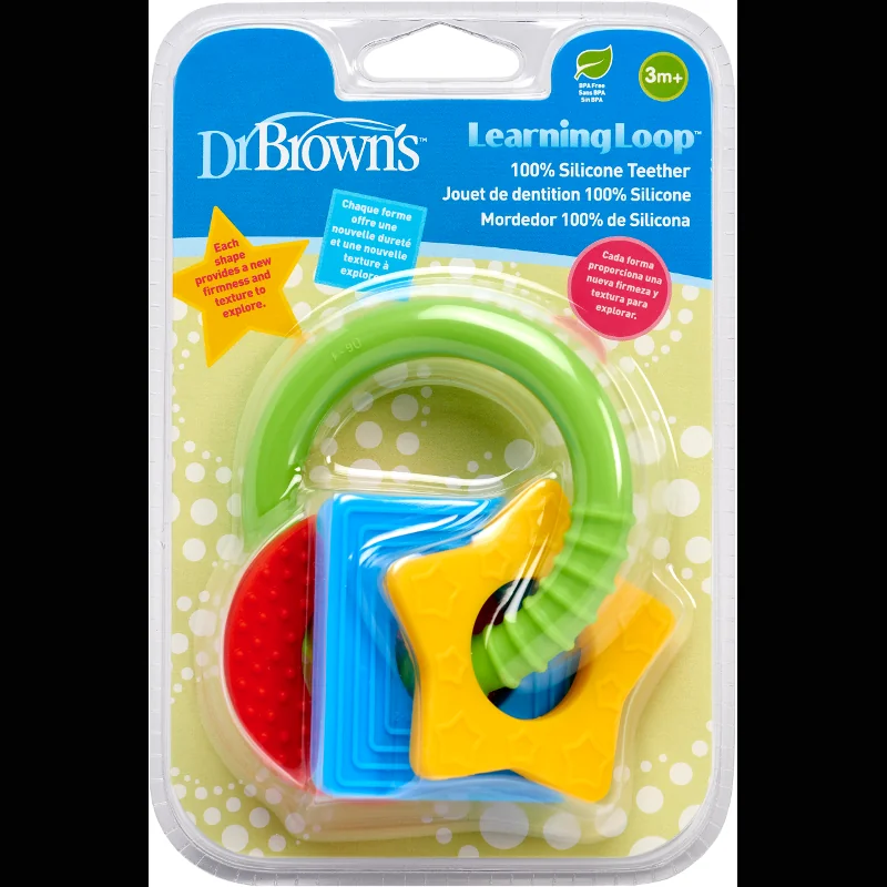 Jucarie De Dentitie In Forma De Figuri Geometrice, 1 Bucata, Dr. Brown's