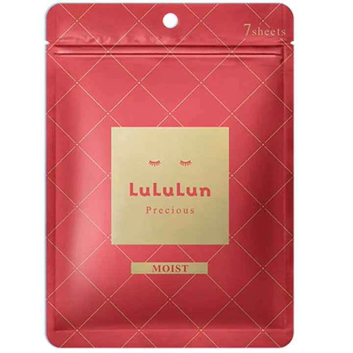 Masca de fata hidratanta Precious Red, 7 bucati, LuLuLun
