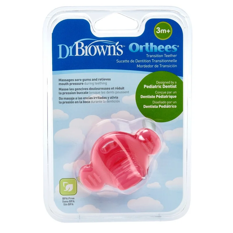 Jucarie De Dentitie Roz, 1 Bucata, Dr. Brown's