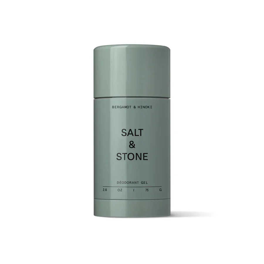 Deodorant pentru piele sensibila cu bergamot si hinoki, 75g, Salt & Stone