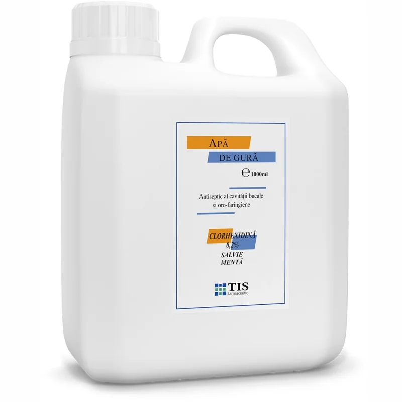 Apa De Gura Cu 0,2% Clorhexidina, 1000ml, Tis Farmaceutic
