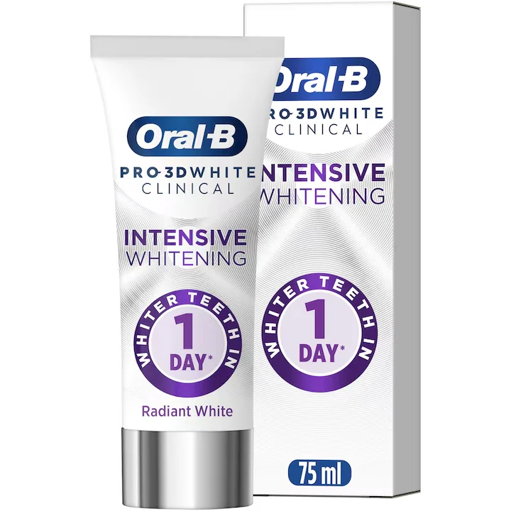 Pasta de dinti Clinical Intensive Whitening, 75ml, Oral-B