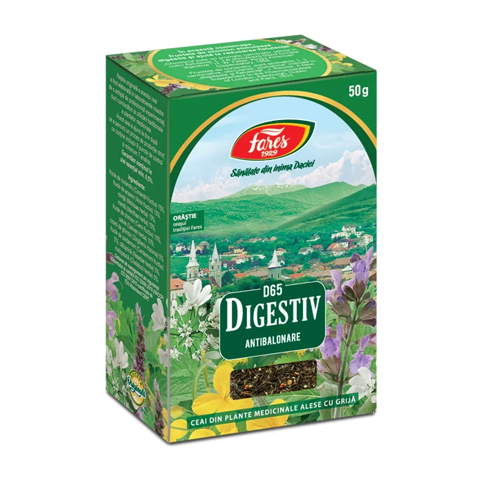 Ceai Digestiv D65, 50g, Fares