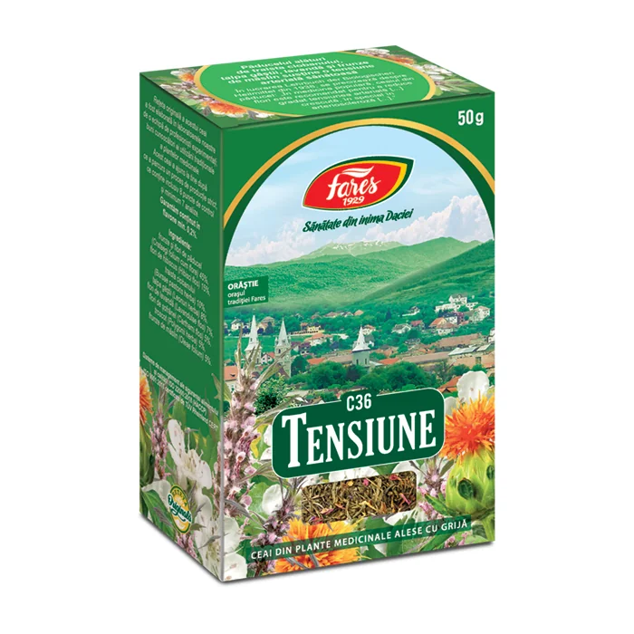 Ceai Pentru Tensiune C36, 50g, Fares