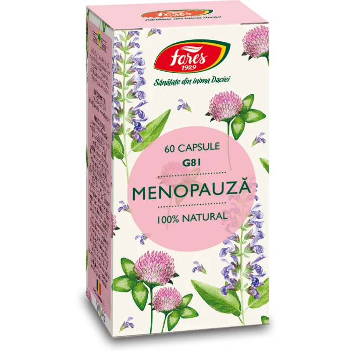 Menopauza G81, 60 Capsule, Fares