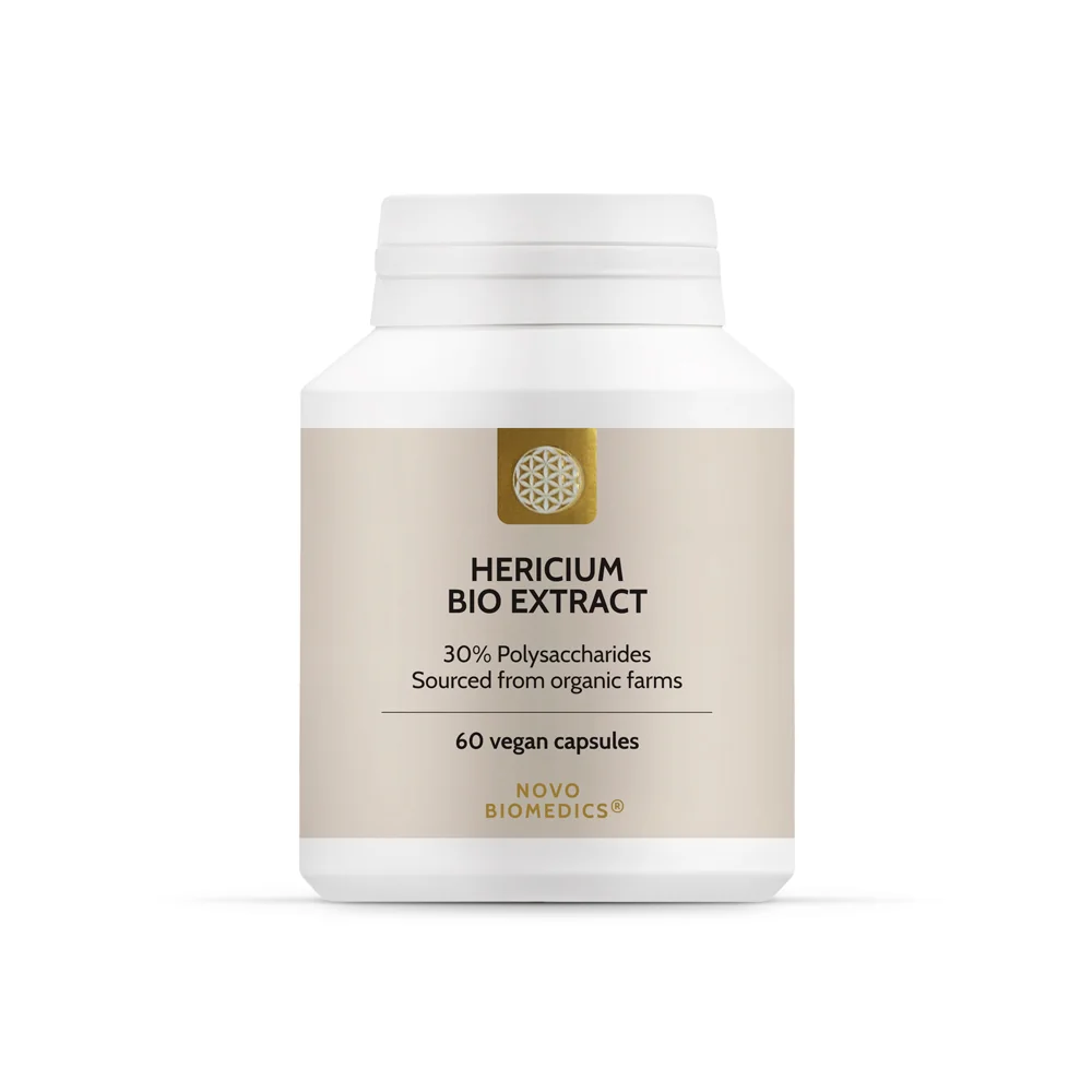 Extract de ciuperci Hericium Bio, 60 capsule, Novo Biomedics
