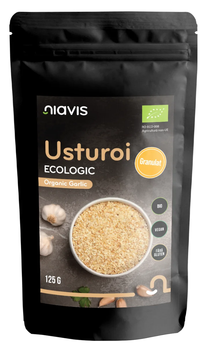 Usturoi granulat ecologic, 125g, Niavis
