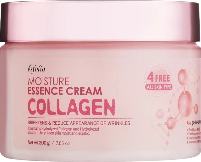 Crema de fata hidratanta cu colagen, 200g, Esfolio