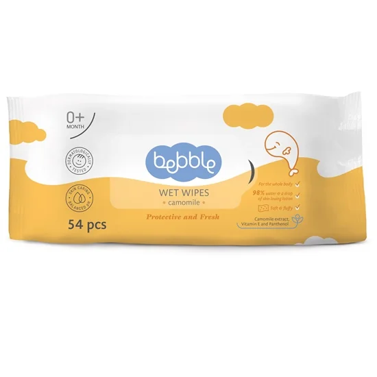 Servetele Umede Cu Musetel, 54 Bucati, Bebble