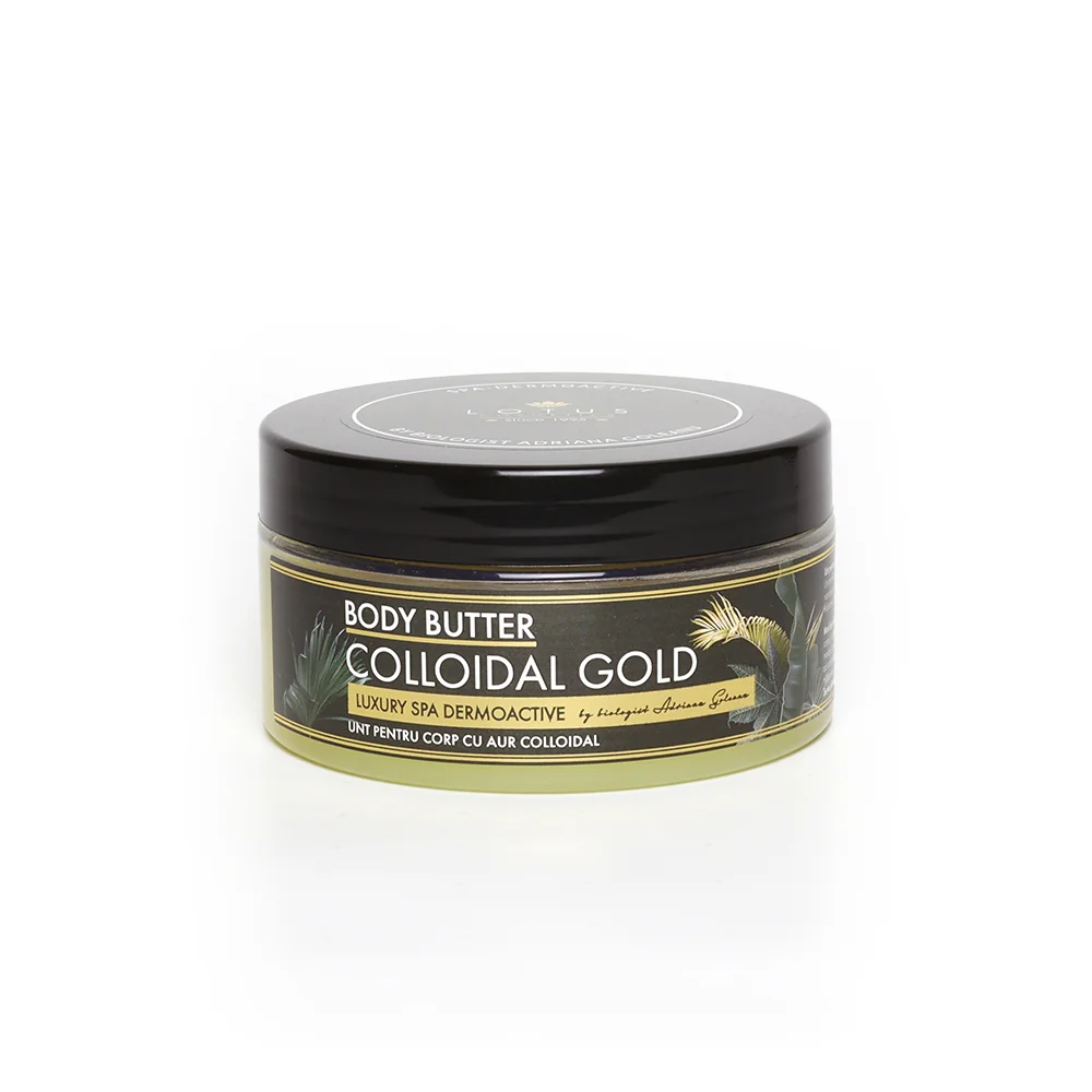 Unt de corp cu aur coloidal Luxury SPA Dermoactive, 300ml, Lotus Cosmetics