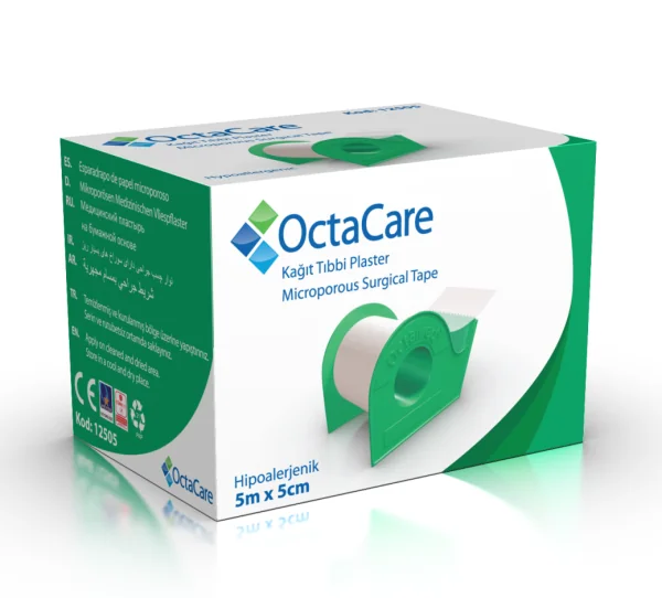 Banda Adeziva Suport Hartie, 5cmx5m, Octacare