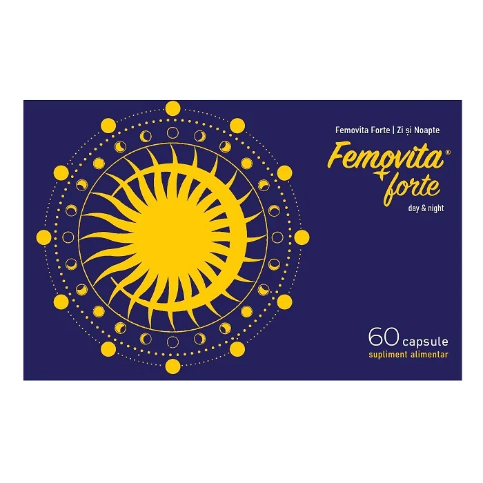 Femovita Forte Zi Si Noapte, 60 Capsule, NaturPharma