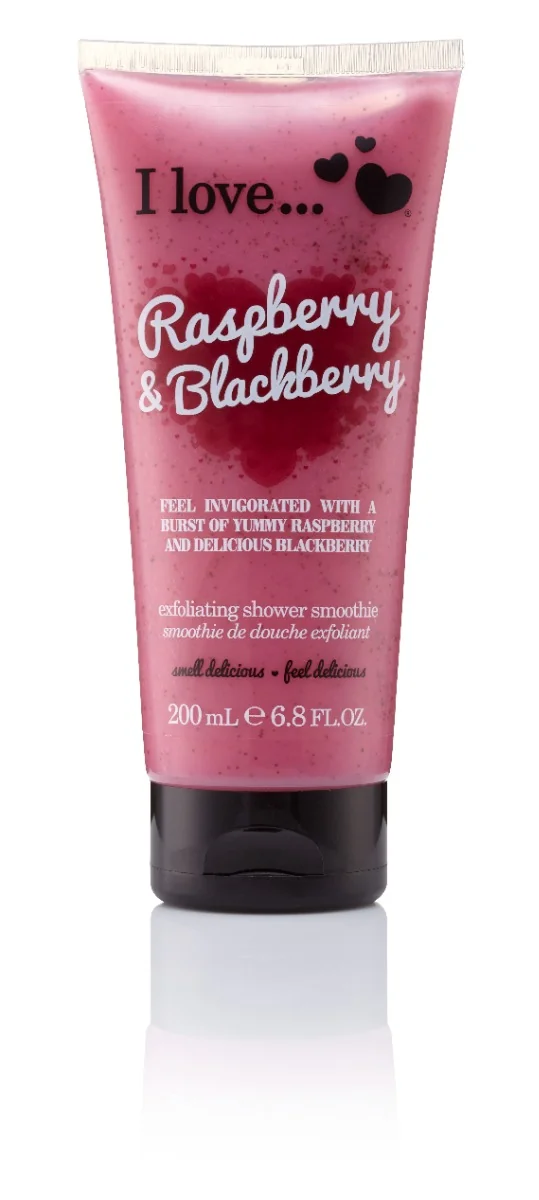 Scrub de corp Raspberry Blackberry, 200ml, I Love Cosmetics