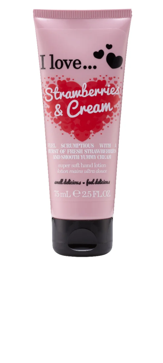 Crema de maini Strawberry Cream, 75ml, I Love Cosmetics