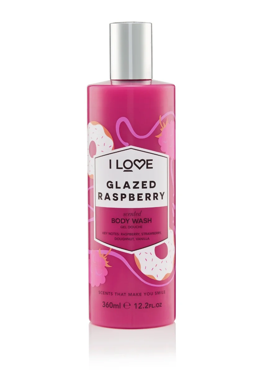 Gel de dus Glazed Raspberry Signature, 360ml, I Love Cosmetics
