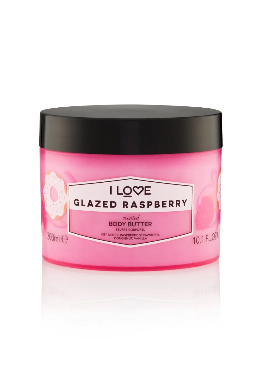 Unt de corp Glazed Raspberry Signature, 330ml, I Love Cosmetics