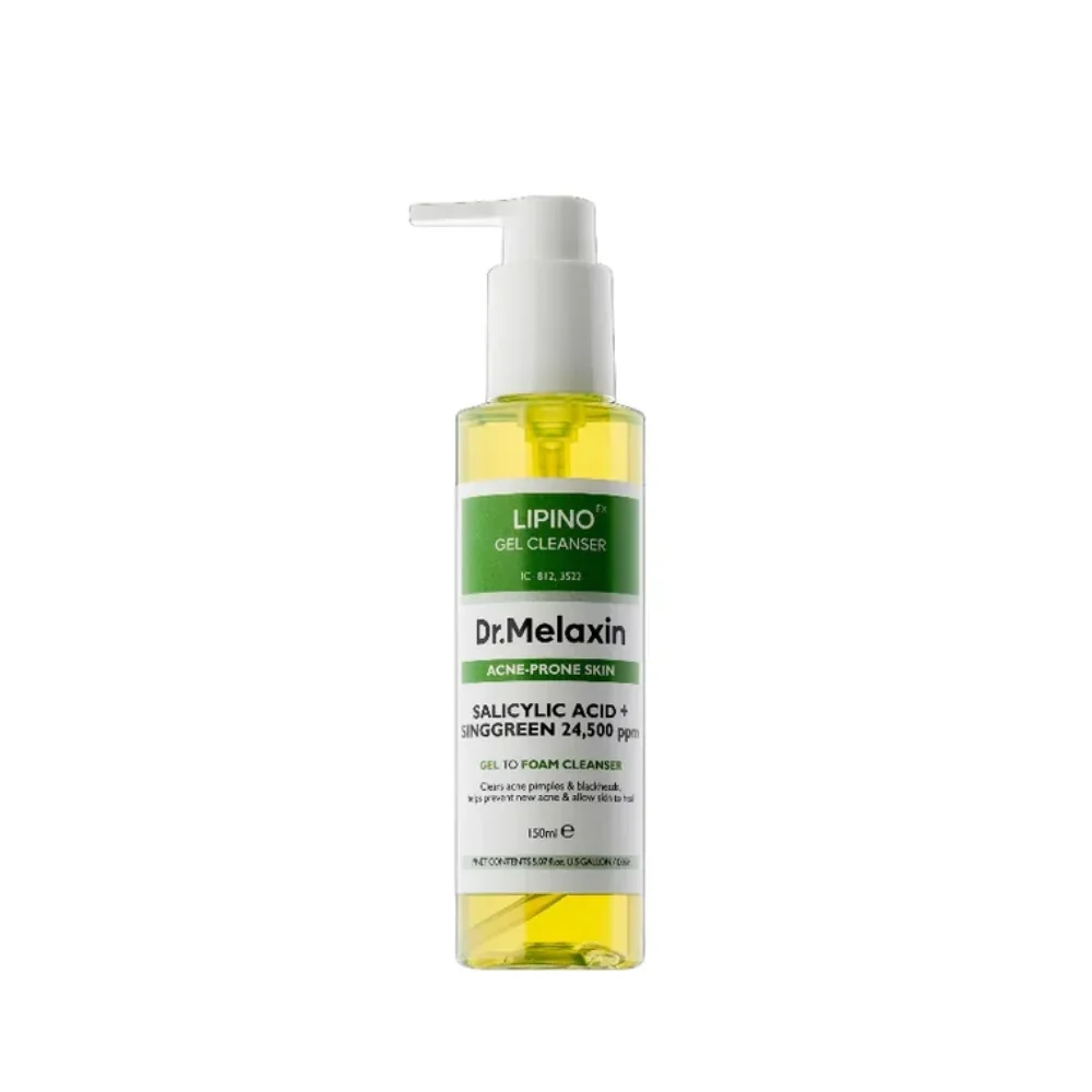 Gel de curatare pentru ten acneic cu Acid Salicilic Lipino, 150ml, Dr. Melaxin