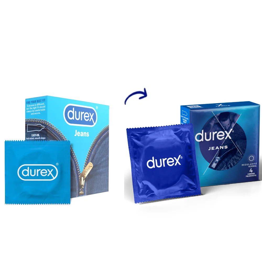 Prezervative Jeans, 4 Bucati, Durex