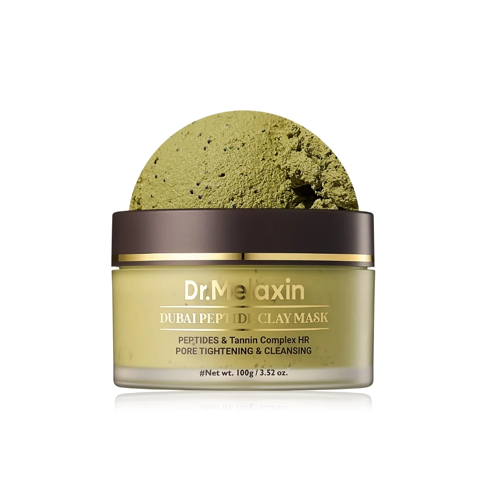 Masca pentru ingrijirea porilor cu argila Dubai Peptide Clay Mask, 100g, Dr. Melaxin