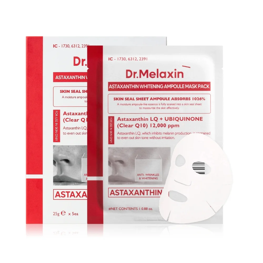 Masca pentru luminozitate si uniformizare Coenzima Q10 si Astaxanthin, 25g, Dr. Melaxin