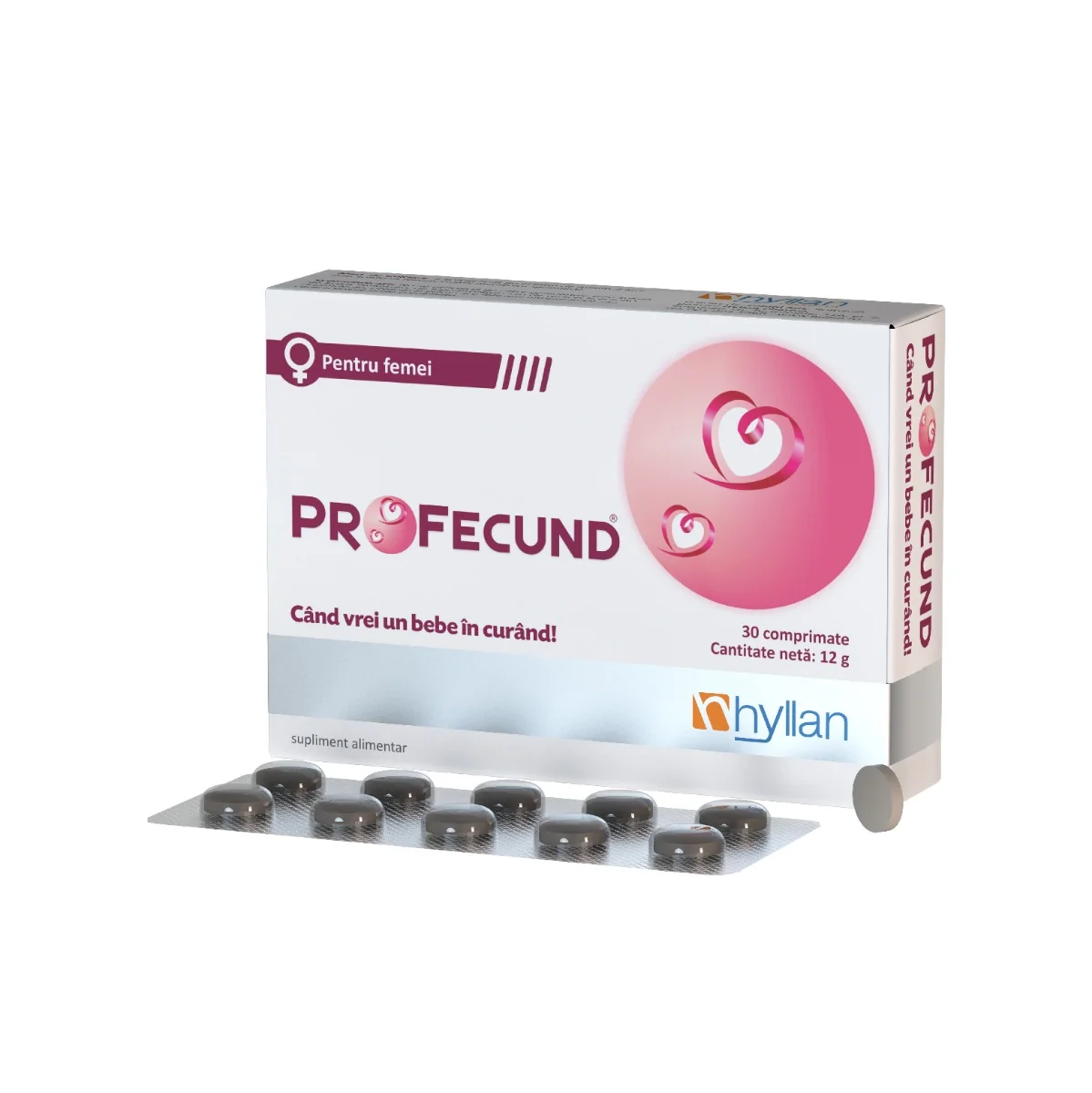 Profecund, 30 Comprimate, Hyllan Pharma