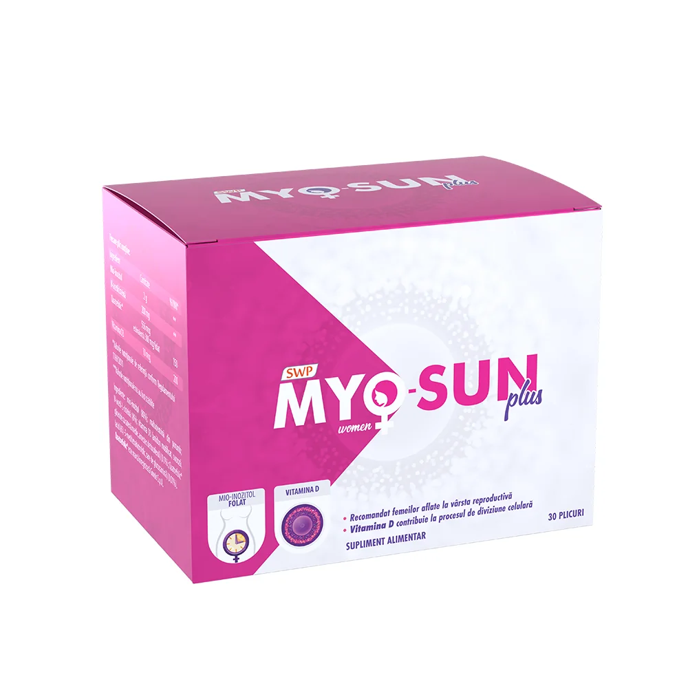 Myo-Sun Plus, 30 Plicuri, Sun Wave Pharma