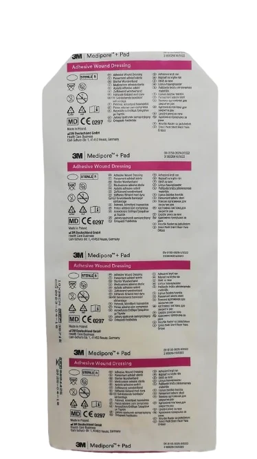 Pansament cu pad central absorbant 10x25 cm, 1 bucata, 3M Healthcare