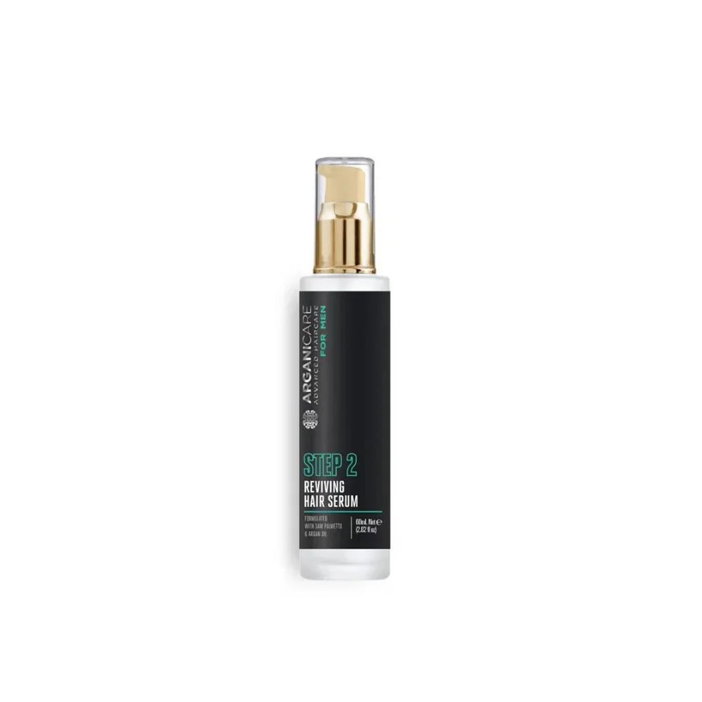 Ser revitalizant de par pentru barbati, 60ml, Arganicare