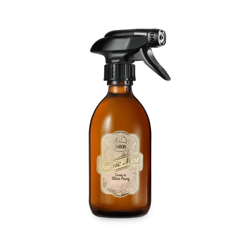 Parfum pentru textile Linen si Bujor Alb, 300ml, Sabon