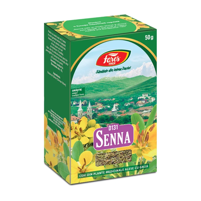 Ceai Frunze De Senna, 50g, Fares