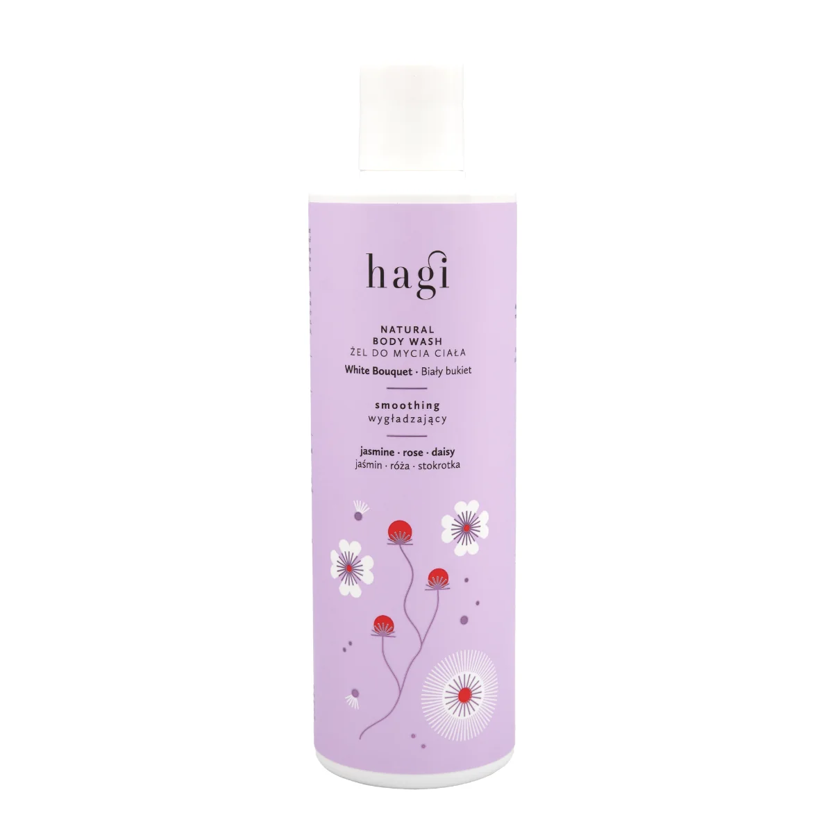 Gel de dus natural White Bouquet, 300ml, Hagi