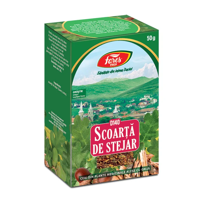 Ceai Stejar Scoarță D140, 50g, Fares