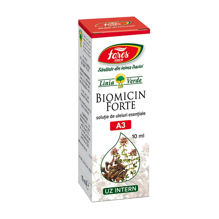Ulei Esential Biomicin Forte A3, 10ml, Fares